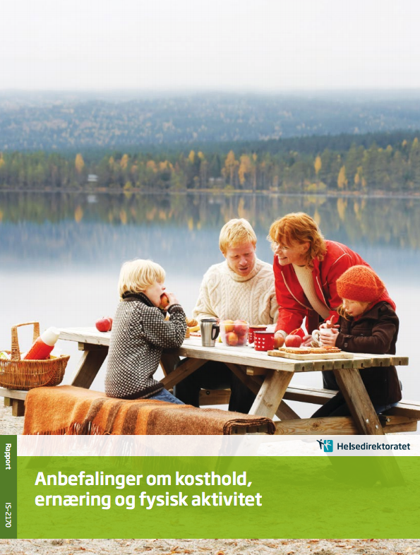 anbefalinger om kosthold, ernæring og fysisk aktivitet